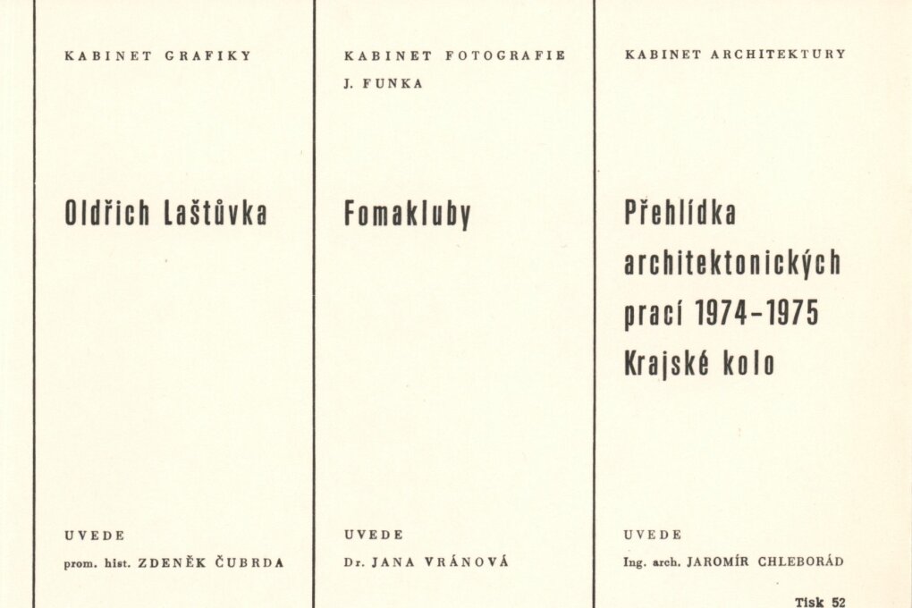 Oldřich Laštůvka. Grafika 1972–1976